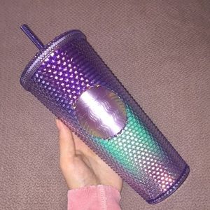 COPY - COPY - Starbucks Blue Studded Summer Cup
